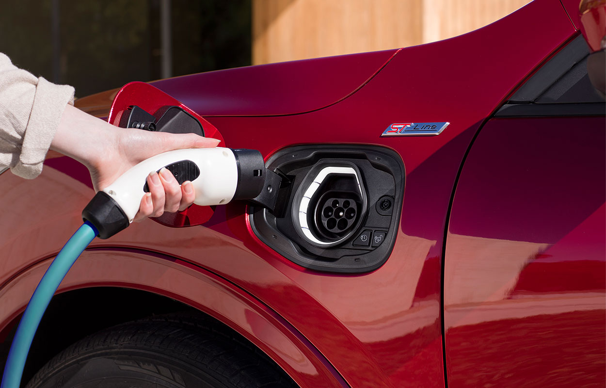 Escape Plug-in Hybrid SUV charge port